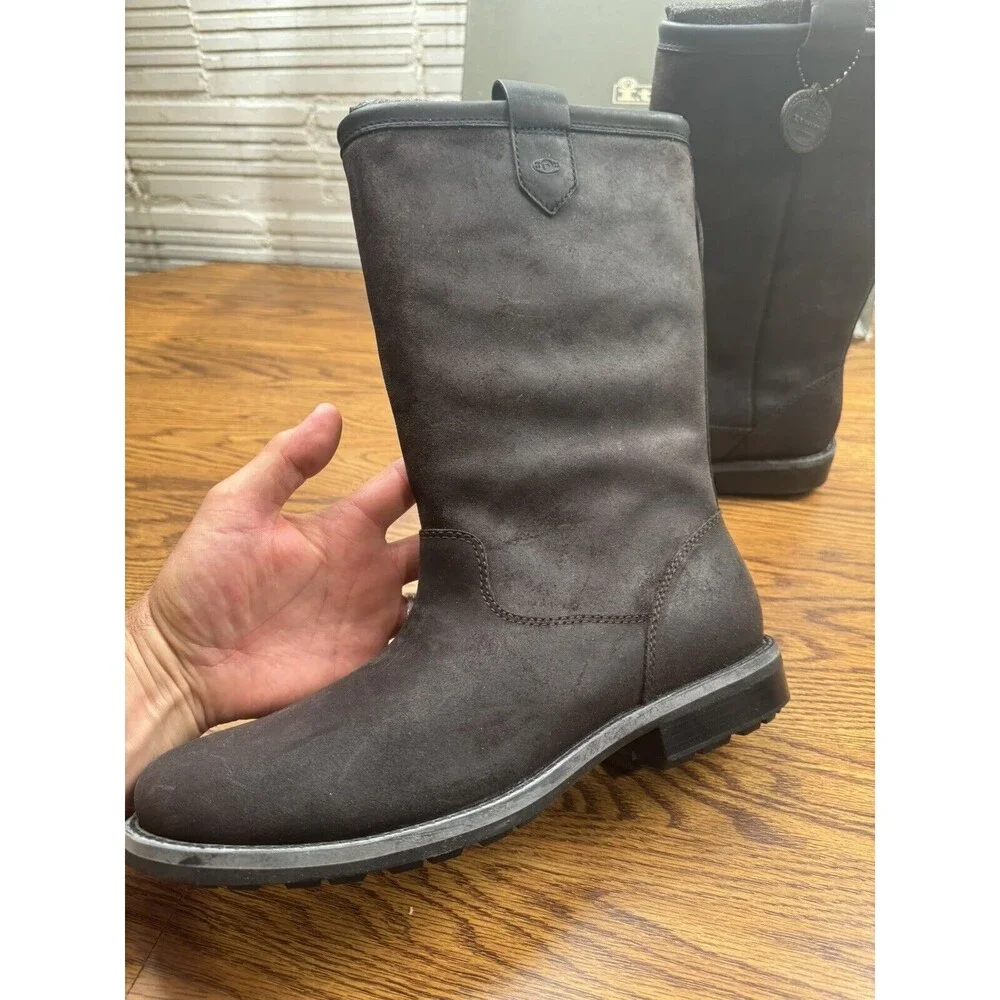 Rockport‎ I.Travel Boots Mens EUR 45 US 12 Waterproof Kendrick BLACK Leather
